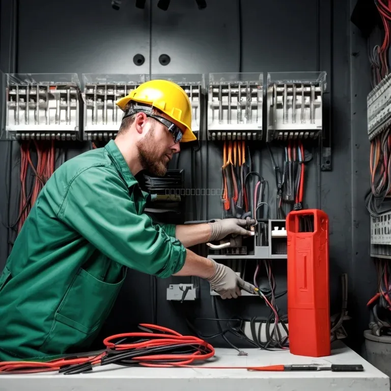 Panel eléctrico instalado según normativas
