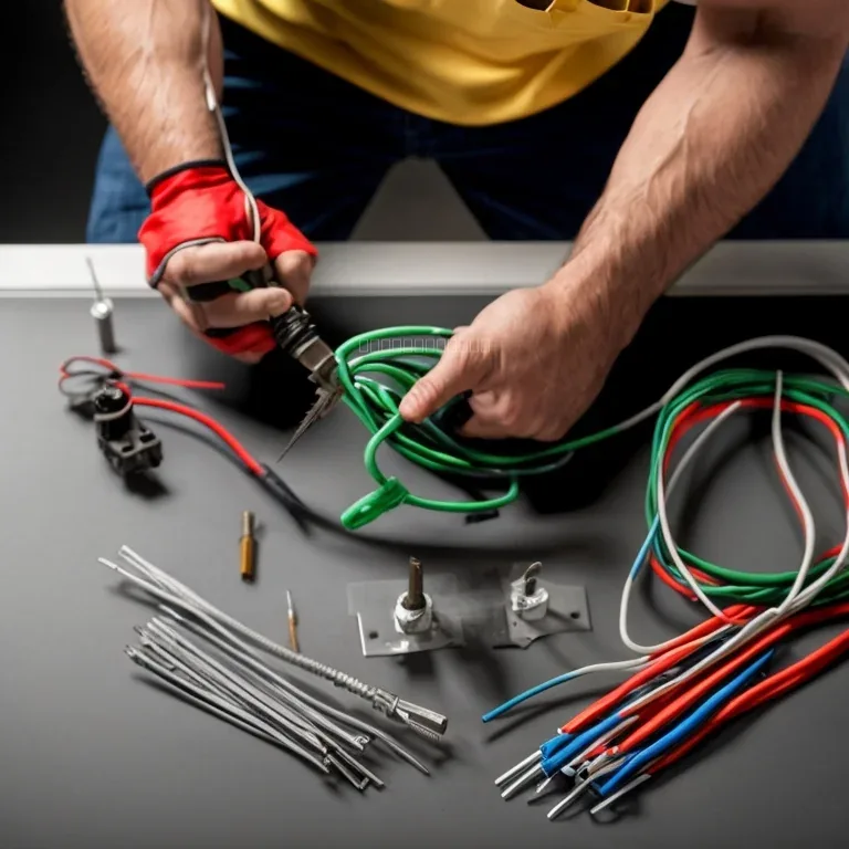 Instalación segura y documentada de conexiones eléctricas